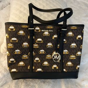 Michael Kors nyc Taxi tote nwt!